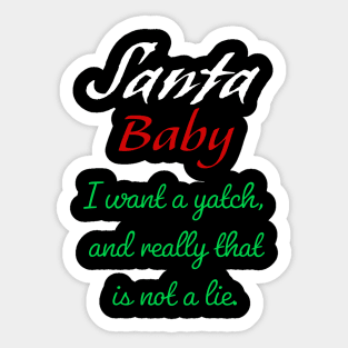 Santa Baby Sticker